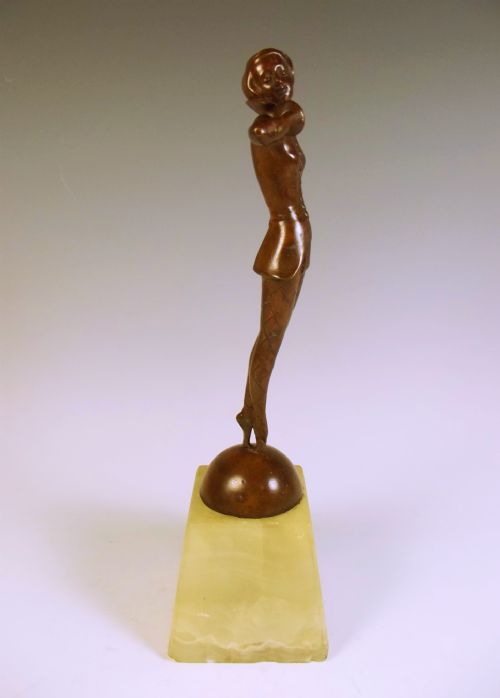 ART DECO LORENZL BRONZE BALLET DANCER - ADDITIONAL PHOTO 6