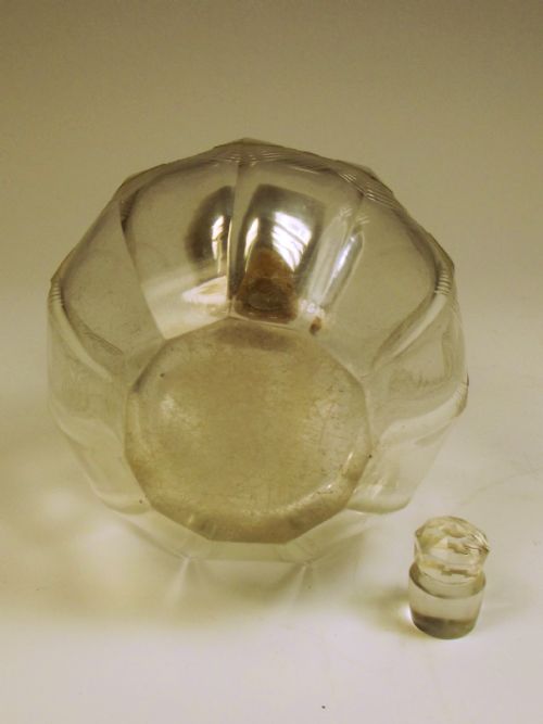 1916 HALLMARKED SILVER CUT GLASS SCENT BOTTLE - ADDITIONAL PHOTO 4