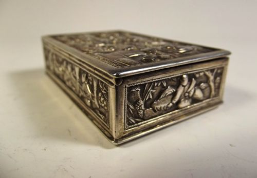 19TH CENTURY CHINESE SILVER SNUFF BOX - ADDITIONAL PHOTO 3