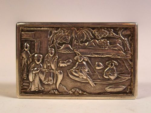 19TH CENTURY CHINESE SILVER SNUFF BOX - ADDITIONAL PHOTO 4