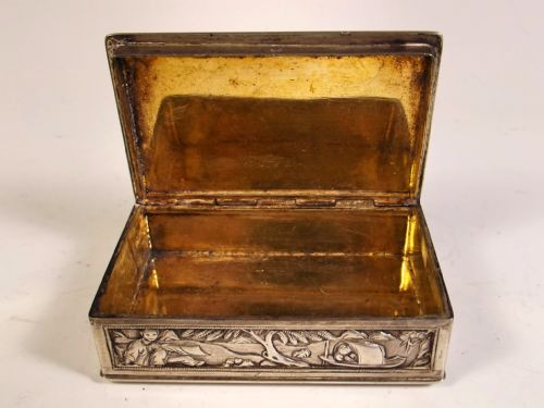 19TH CENTURY CHINESE SILVER SNUFF BOX - ADDITIONAL PHOTO 5