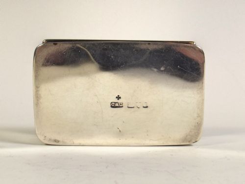 HALLMARKED SILVER BOX INSET JASPERWARE PLAQUE 1905 - ADDITIONAL PHOTO 2