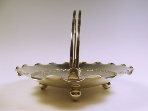 CHINESE STERLING SILVER BON BON DISH - ADDITIONAL PHOTO 4
