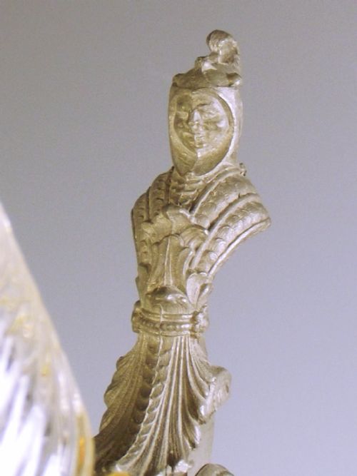HUGE BOHEMIAN GLASS CLARET JUG - ADDITIONAL PHOTO 4