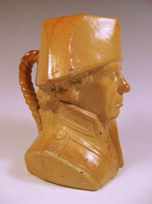 DOULTON AND WATTS STONEWARE LORD NELSON JUG C1830 - ADDITIONAL PHOTO 1