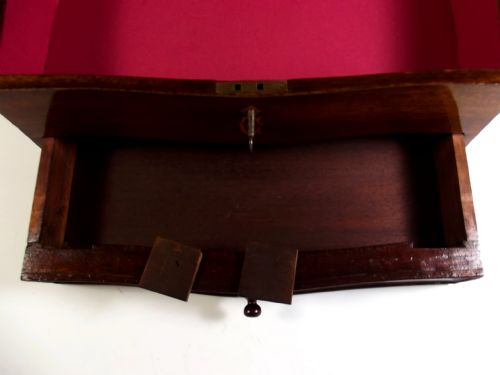 LATE VICTORIAN INLAID DOME TOPPED MAHOGANY JEWELLERY BOX - ADDITIONAL PHOTO 3