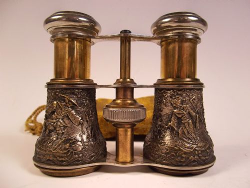 pair of late victorian chinoiserie opera glasses - CATEGORY: ANTIQUE MISCELLANEOUS - DATED 1900