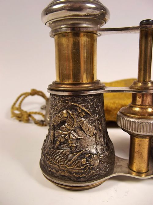 PAIR OF LATE VICTORIAN CHINOISERIE OPERA GLASSES - ADDITIONAL PHOTO 2