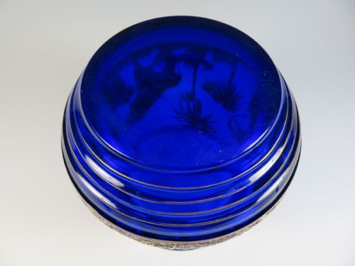 MOSER KARLSBAD GILT CAMEO ELEPHANT VASE ANIMOR SERIES - ADDITIONAL PHOTO 6