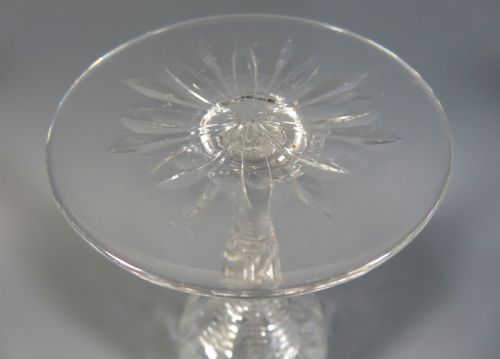 STEVENS AND WILLIAMS ROCK CUT WINE GLASS - ADDITIONAL PHOTO 10