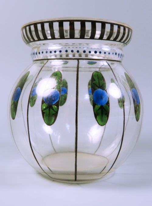 bohemian secessionist glass vase by haida - CATEGORY: ANTIQUE GLASS - DATED 1910
