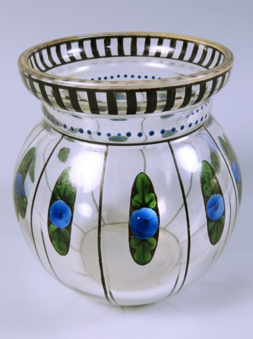 BOHEMIAN SECESSIONIST GLASS VASE BY HAIDA - ADDITIONAL PHOTO 1