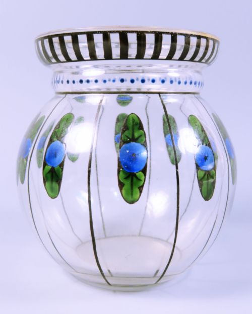 BOHEMIAN SECESSIONIST GLASS VASE BY HAIDA - ADDITIONAL PHOTO 2
