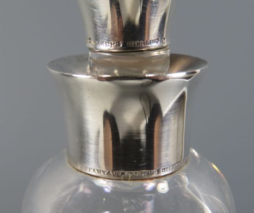 STEVENS AND WILLIAMS CUT GLASS DECANTER TIFFANY CO SILVER MOUNTS - ADDITIONAL PHOTO 7
