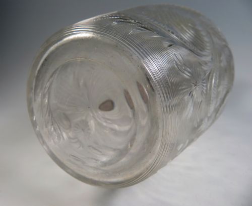STEVENS AND WILLIAMS INTAGLIO CUT THREADED GLASS CLARET JUG - ADDITIONAL PHOTO 7