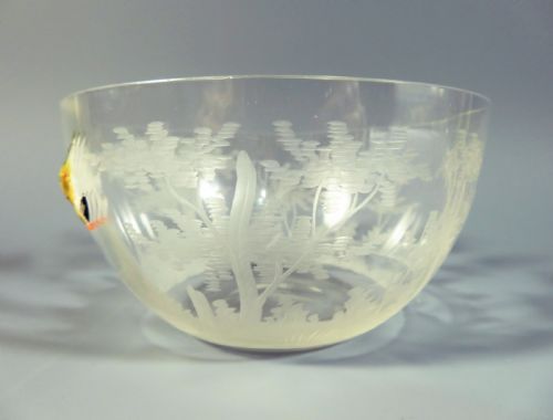 APPLIED MOSER GLASS DUCK FINGER BOWLS - ADDITIONAL PHOTO 3