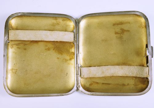 STERLING SILVER EROTIC ENAMEL CIGARETTE CASE - ADDITIONAL PHOTO 5