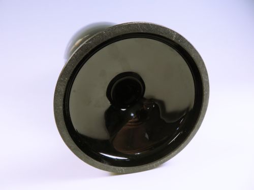 HARRACH BLACK GLASS VASE AND COVER - ADDITIONAL PHOTO 5