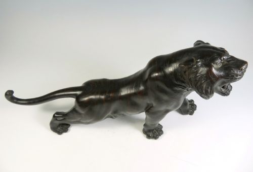 JAPANESE MEIJI PERIOD BRONZE TIGER BY GENRYUSAI SEIYA - ADDITIONAL PHOTO 6