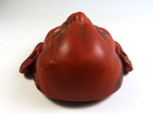 JAPANESE MEIJI PERIOD LIFE SIZE LACQUER NOH MASK - ADDITIONAL PHOTO 2