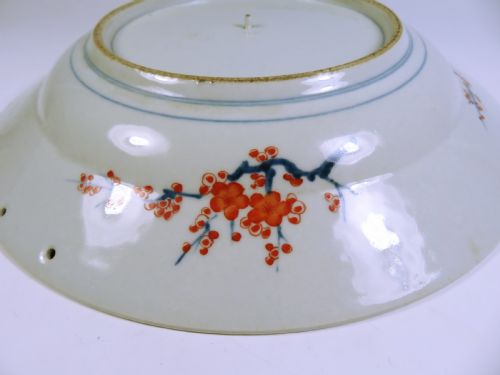 JAPANESE 18TH C IMARI BARBERS BOWL - ADDITIONAL PHOTO 4