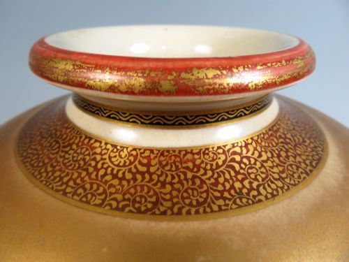 JAPANESE SATSUMA POTTERY VASE OF KIYOMIZU DERA - ADDITIONAL PHOTO 5