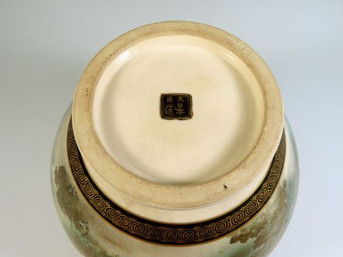 JAPANESE SATSUMA POTTERY VASE OF KIYOMIZU DERA - ADDITIONAL PHOTO 8