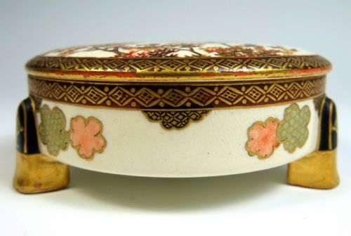 JAPANESE MEIJI PERIOD SATSUMA KOGO BY MEIZAN - ADDITIONAL PHOTO 7