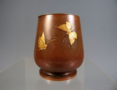 JAPANESE MEIJI PERIOD BRONZE BRUSH POT - ADDITIONAL PHOTO 5