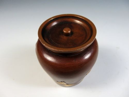 JAPANESE MEIJI PERIOD BRONZE BRUSH POT - ADDITIONAL PHOTO 6