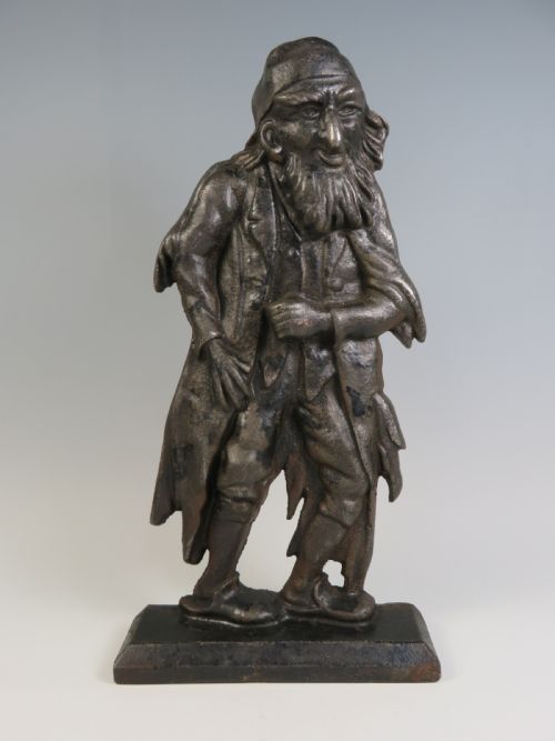 victorian cast iron fagin door stop - CATEGORY: ANTIQUE MISCELLANEOUS - DATED 19TH CENTURY