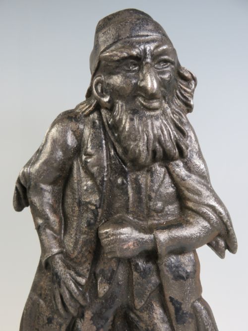 VICTORIAN CAST IRON FAGIN DOOR STOP - ADDITIONAL PHOTO 1