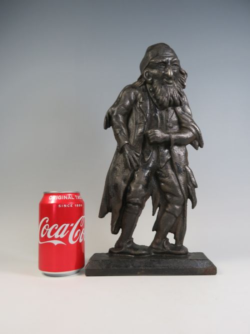 VICTORIAN CAST IRON FAGIN DOOR STOP - ADDITIONAL PHOTO 4