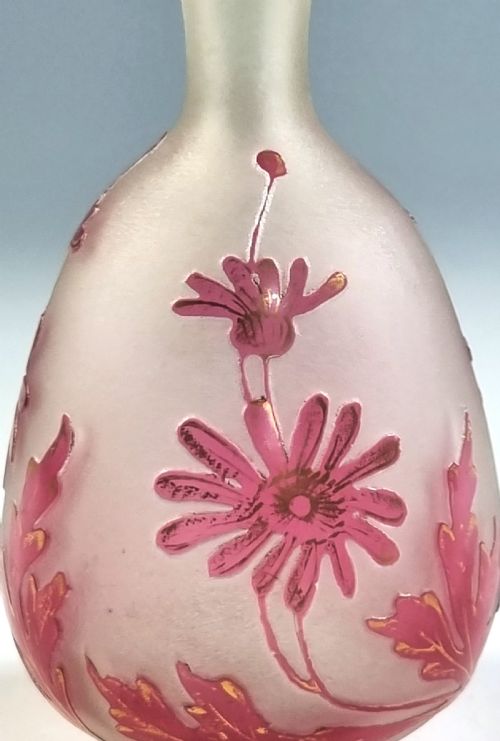 FRENCH SAINT LOUIS CAMEO GLASS VASE - ADDITIONAL PHOTO 6