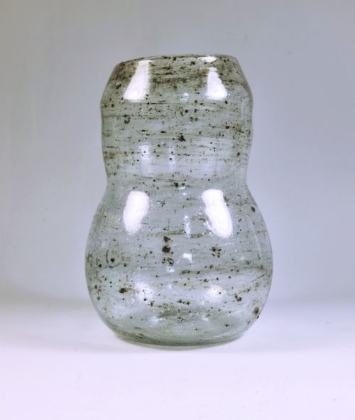 christopher dresser design clutha glass double gourd vase - CATEGORY: ANTIQUE GLASS - DATED 1890