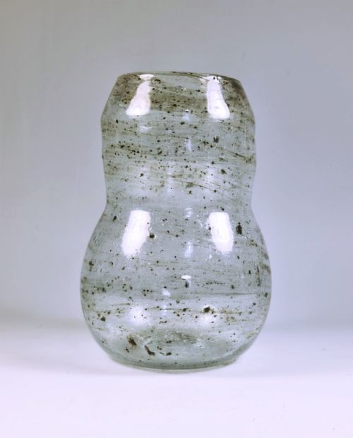 CHRISTOPHER DRESSER DESIGN CLUTHA GLASS DOUBLE GOURD VASE - ADDITIONAL PHOTO 1