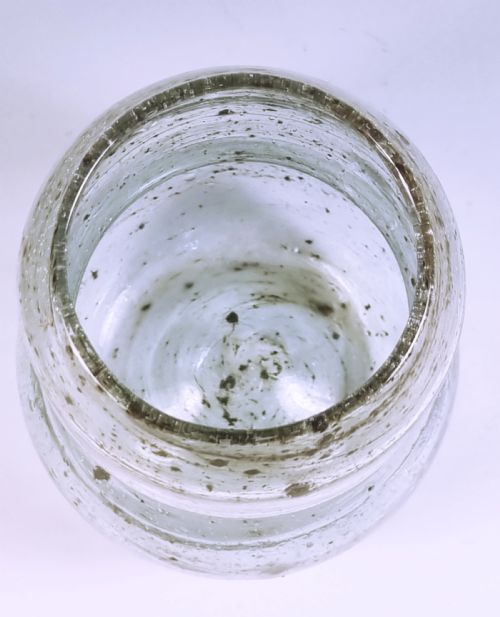 CHRISTOPHER DRESSER DESIGN CLUTHA GLASS DOUBLE GOURD VASE - ADDITIONAL PHOTO 4