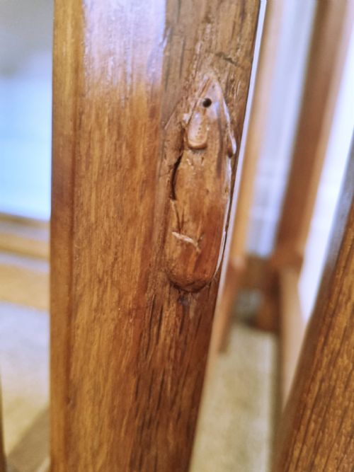 NEST OF 3 OAK TABLES ROBERT THOMPSON MOUSEMAN - ADDITIONAL PHOTO 3