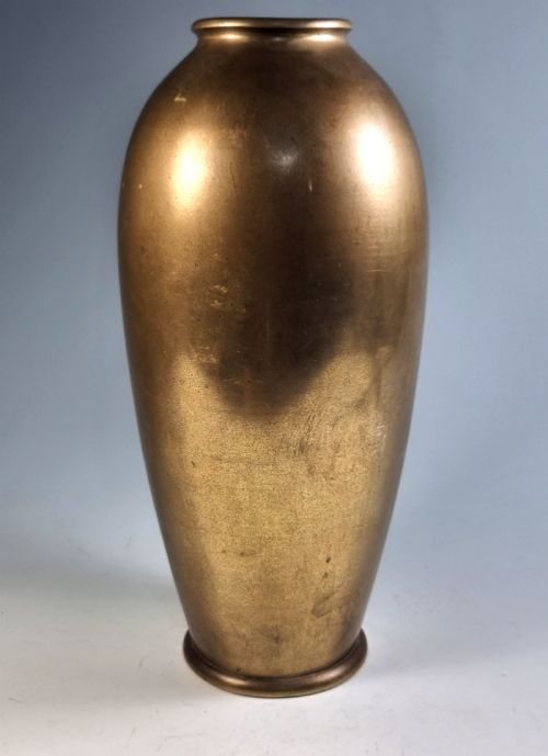 LARGE JAPANESE MEIJI PERIOD ONLAID BRONZE VASE BY CHIKUSEN - ADDITIONAL PHOTO 6
