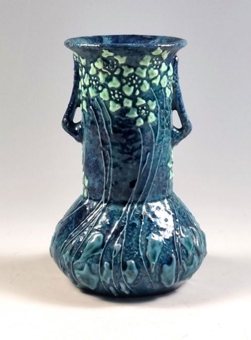 earthenware pottery vase by frederick h rhead for wardle liberty co - CATEGORY: ANTIQUE VASES - DATED 1900