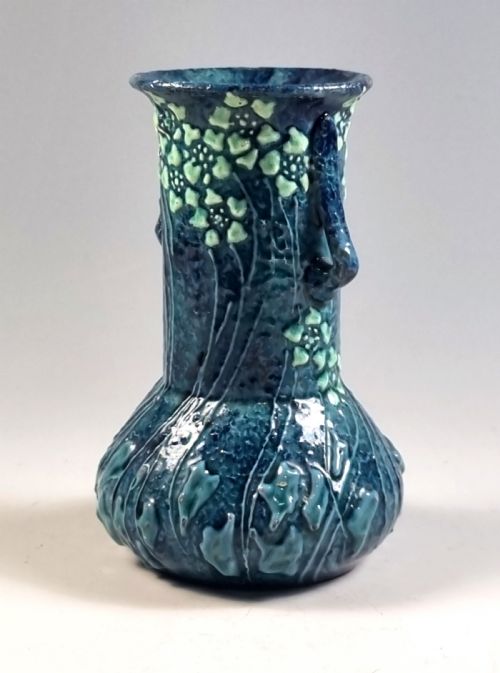 EARTHENWARE POTTERY VASE BY FREDERICK H RHEAD FOR WARDLE LIBERTY CO - ADDITIONAL PHOTO 1