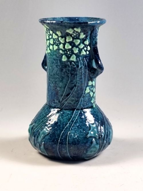 EARTHENWARE POTTERY VASE BY FREDERICK H RHEAD FOR WARDLE LIBERTY CO - ADDITIONAL PHOTO 4