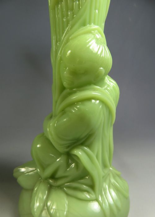 PAIR OF BACCARAT GLASS ORIENTALISM VASES - ADDITIONAL PHOTO 1
