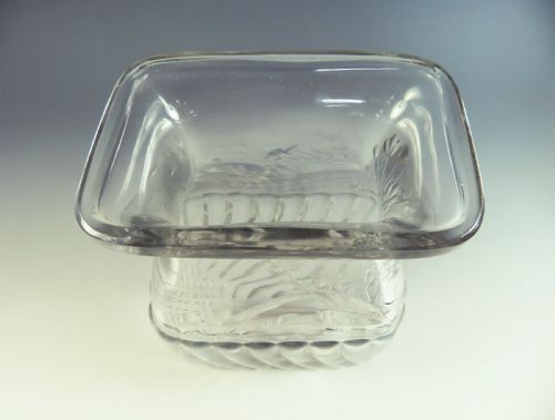 BACCARAT CRYSTAL GLASS INTAGLIO CUT JAPONISME VASE - ADDITIONAL PHOTO 7