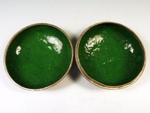 ANTIQUE JAPANESE GINBARI CLOISONNE ENAMEL KOGO - ADDITIONAL PHOTO 3