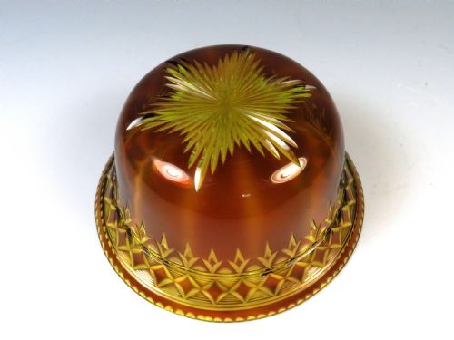 STEVENS AND WILLIAMS TWO COLOUR GLASS FINGER BOWL - ADDITIONAL PHOTO 3