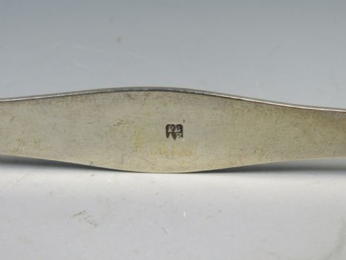 1798 HALLMARKED SILVER BRIGHT CUT SUGAR TONGS BY BATEMAN - ADDITIONAL PHOTO 3