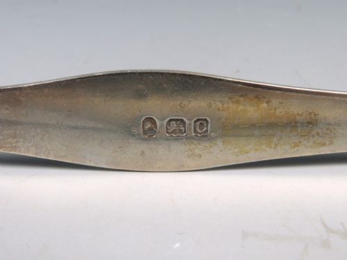 1798 HALLMARKED SILVER BRIGHT CUT SUGAR TONGS BY BATEMAN - ADDITIONAL PHOTO 5