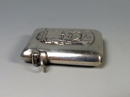 HALLMARKED SILVER CHARLEYS AUNT VESTA CASE 1895 - ADDITIONAL PHOTO 1