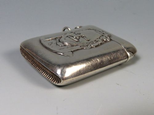 HALLMARKED SILVER CHARLEYS AUNT VESTA CASE 1895 - ADDITIONAL PHOTO 2